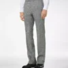 Pantalon en laine, soie et lin Sharkskin Pantalon en laine, soie et lin Sharkskin