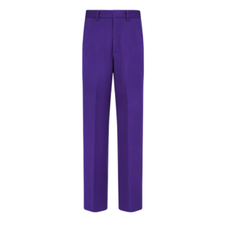 Pantalon en twill double fendable en cachemire Pantalon en twill double fendable en cachemire