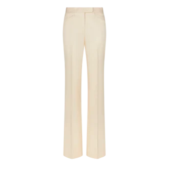 Pantalon large de smoking sur mesure en laine et soie Barathea brillante Pantalon large de smoking sur mesure en laine et soie Barathea brillante