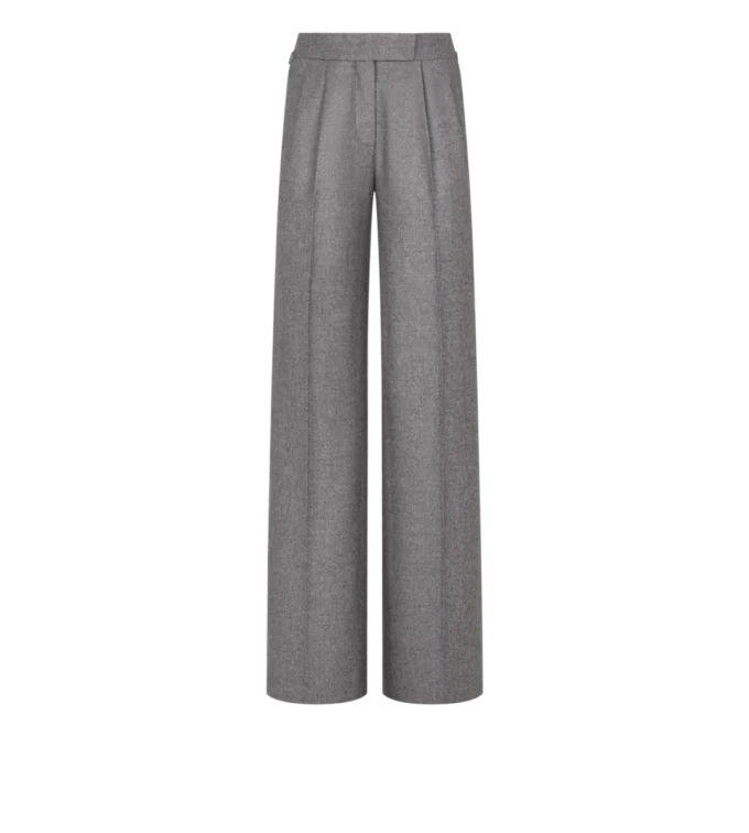 Pantalon large à double pli sur mesure