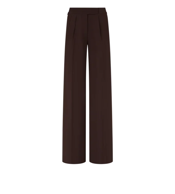 Pantalon large à double pli sur mesure