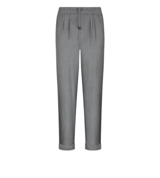 Pantalon léger en soie teinte dans la masse Pantalon léger en soie teinte dans la masse