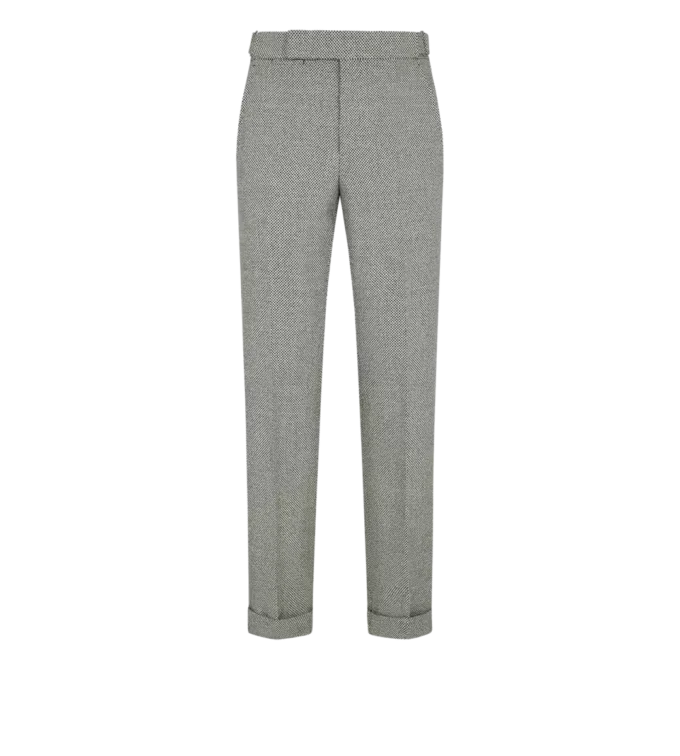 Pantalon à motif Birdseye négatif Pantalon à motif Birdseye négatif