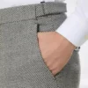 Pantalon à motif Birdseye négatif Pantalon à motif Birdseye négatif