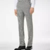 Pantalon à motif Birdseye négatif Pantalon à motif Birdseye négatif