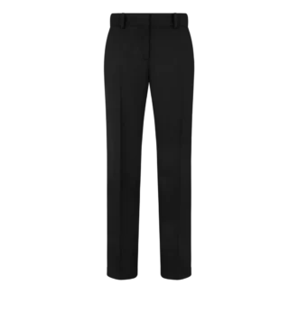 Pantalon officier en gabardine de laine élégante avec passepoil Pantalon officier en gabardine de laine élégante avec passepoil
