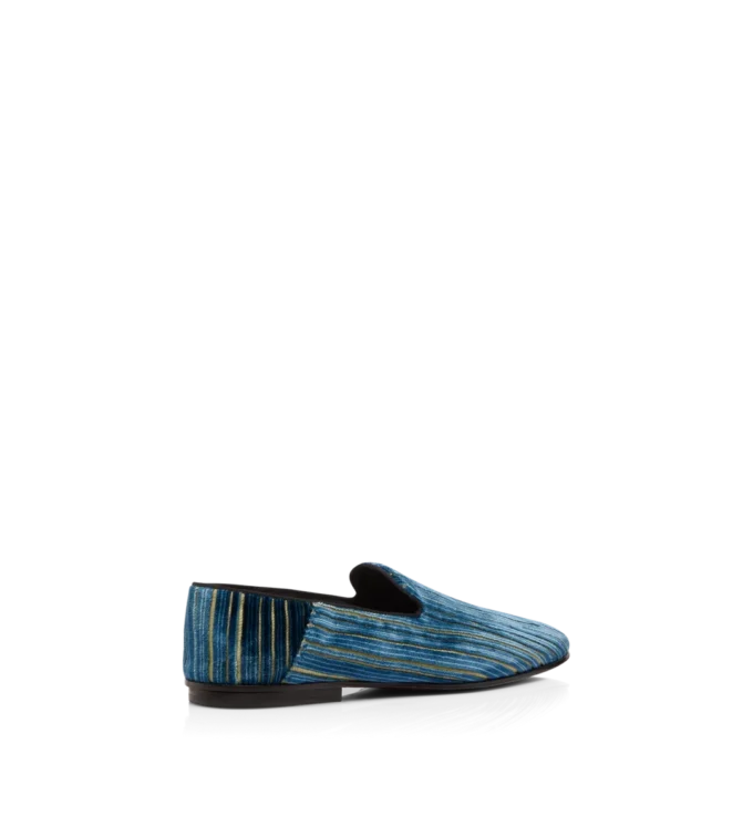 Pantoufles Steven en velours jacquard Pantoufles Steven en velours jacquard