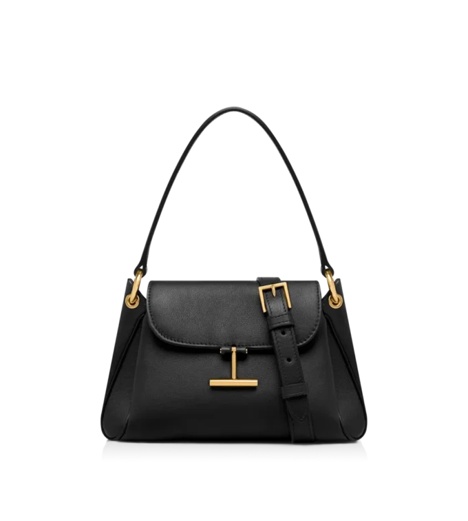 Petit sac à bandoulière Tara en cuir grainé naturel Petit sac à bandoulière Tara en cuir grainé naturel