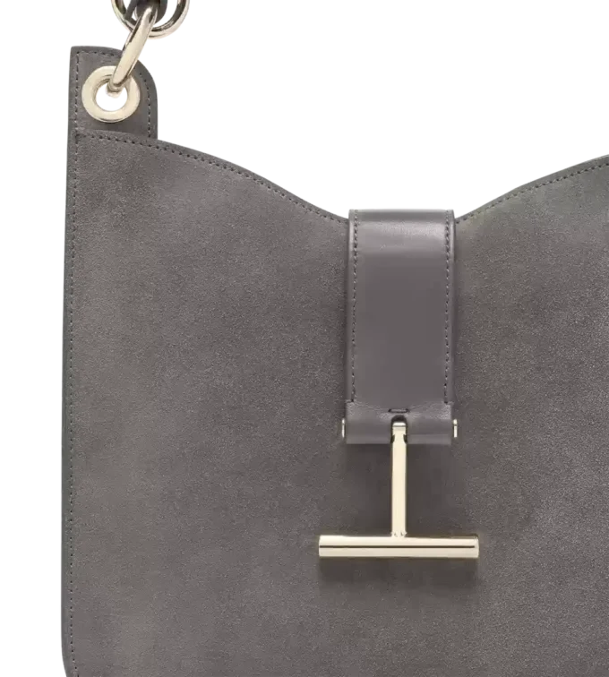 Petit sac à bandoulière Tara en cuir suédé Petit sac à bandoulière Tara en cuir suédé