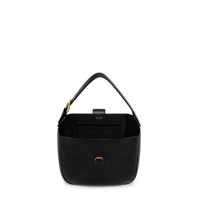 Petit sac hobo Monarch en cuir grainé