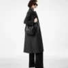 Petit sac hobo Monarch en cuir grainé
