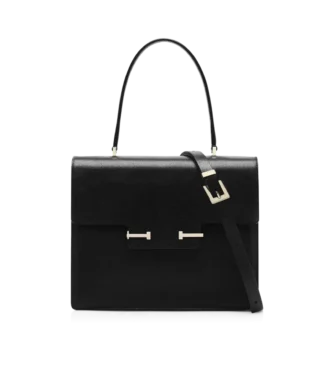 Petit sac à main Aube en cuir grainé souple
