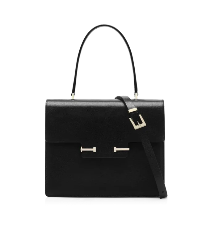 Petit sac à main Aube en cuir grainé souple Petit sac à main Aube en cuir grainé souple