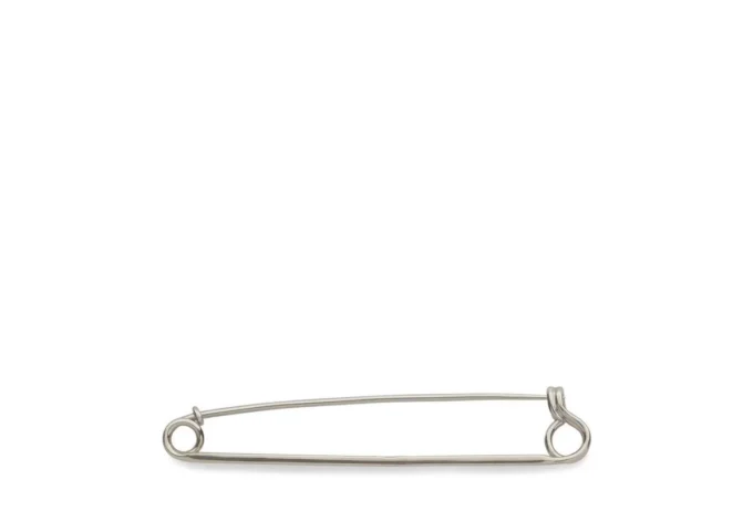 Épingle à col en or blanc