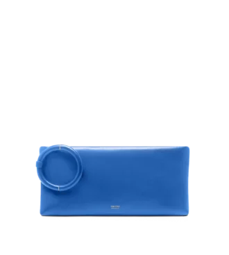 Pochette Aura en cuir nappa