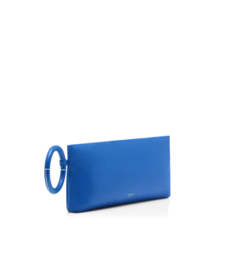 Pochette Aura en cuir nappa