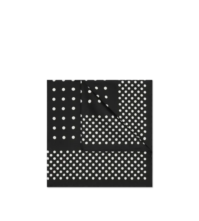 Pochette à carreaux à pois
