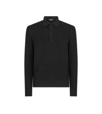 Polo en coton et soie piqué