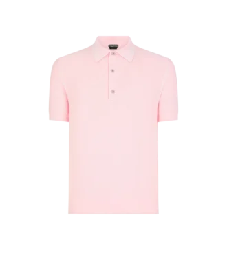 Polo en coton et soie piqué