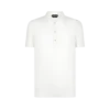Polo en maille de coton et soie