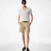 Polo en maille de coton et soie