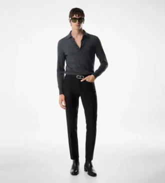 Polo en pure laine fine