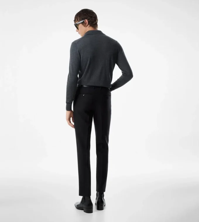 Polo en pure laine fine