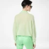 Polo oversize en cachemire et soie ultra-doux à col ouvert