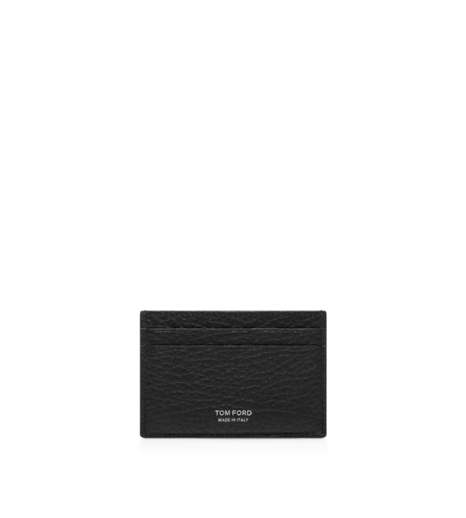 Porte-cartes classique allongé en cuir de cerf imprimé Porte-cartes classique allongé en cuir de cerf imprimé