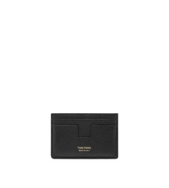 Porte-cartes classique en cuir grainé