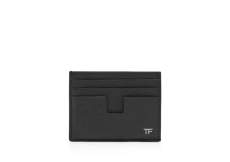 Porte-cartes en cuir à grain fin