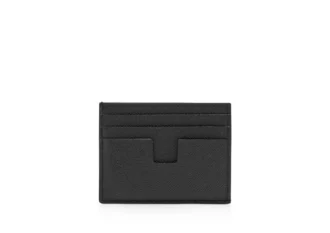 Porte-cartes en cuir à grain fin