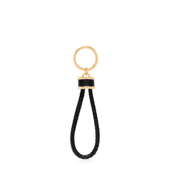 Porte-clés en cuir grainé T Loop