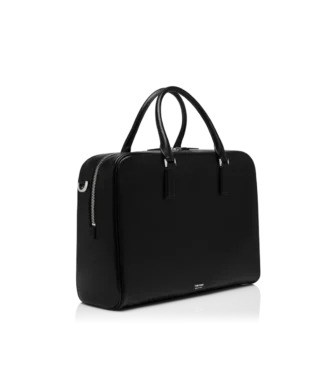 Porte-documents minimaliste en cuir grainé