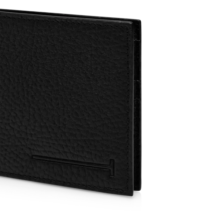 Portefeuille allongé avec pince à billets en cuir de cerf imprimé Portefeuille allongé avec pince à billets en cuir de cerf imprimé