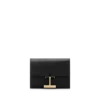 Portefeuille compact Tara en cuir grainé Portefeuille compact Tara en cuir grainé