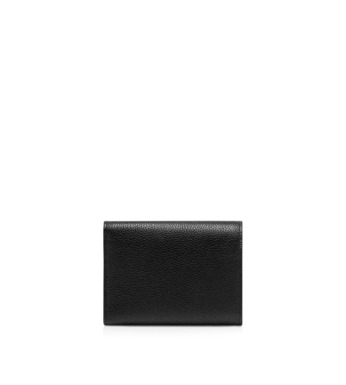 Portefeuille compact Tara en cuir grainé Portefeuille compact Tara en cuir grainé