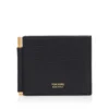 Portefeuille à pince à billets en cuir grainé souple