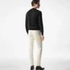 Pull à col rond en alpaga et soie sans coutures