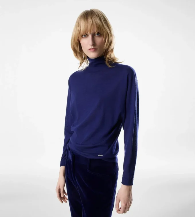 Pull à col roulé et manches longues avec plaque métallique Tom Ford