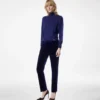 Pantalon cigarette slim ajusté Pantalon cigarette slim ajusté
