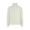 Pull demi-boutonné en coton, soie et cachemire Pull demi-boutonné en coton, soie et cachemire