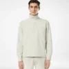 Pull demi-boutonné en coton, soie et cachemire Pull demi-boutonné en coton, soie et cachemire
