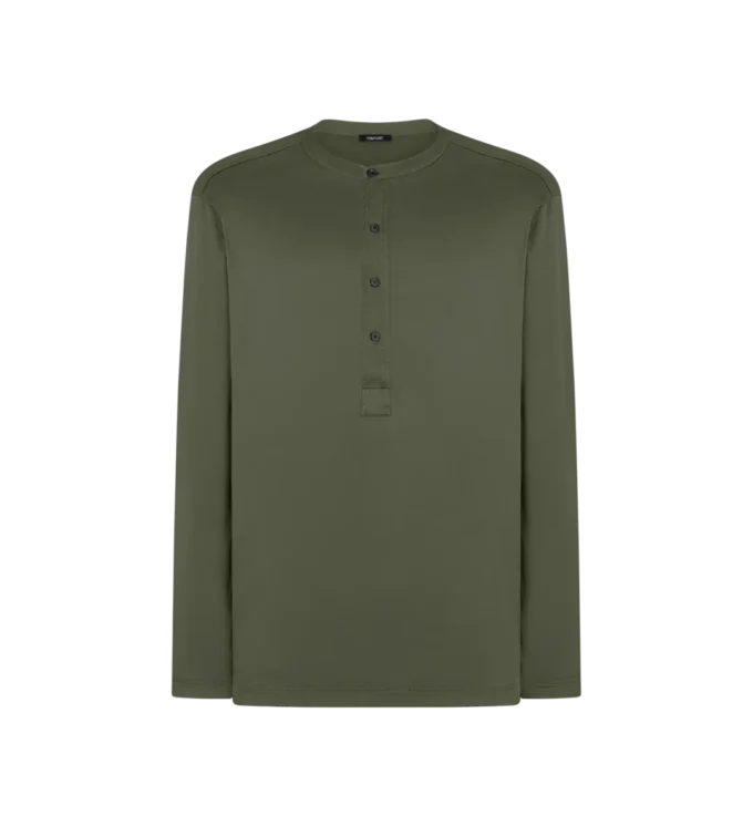Pyjama en soie Henley 