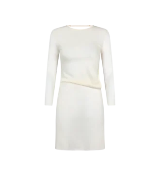 Robe courte avec découpes et fermeture à chaîne