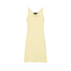 Robe courte sans manches en piqué mérinos