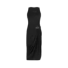 Robe débardeur avec détails en cuir