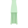 Robe de cocktail asymétrique sans bretelles en double georgette de soie stretch Robe de cocktail asymétrique sans bretelles en double georgette de soie stretch