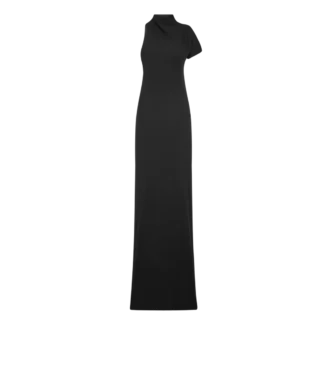 Robe de soirée asymétrique