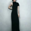 Robe de soirée asymétrique